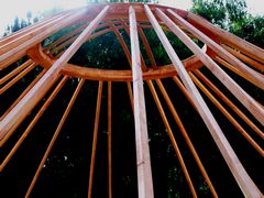 Épül jurta / Jurte im Bau / Yurt under construction - 47