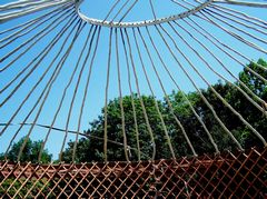 Épül jurta / Jurte im Bau / Yurt under construction - 49