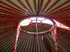 Jurta belseje / Jurte Innenraum / Yurt interior - 10