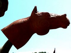 Agyag lófej / Pferdekopf aus Ton / Horse head from clay - 2