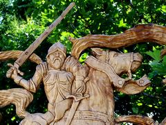 Lovas (Simmer Sándor fafaragása) / Reiter (Holzschnitzereien von Sándor Simmer) / Rider (Woodcarving by Sándor Simmer)