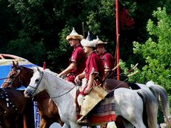 Az Árpád vezér Lovas Történelmi Zarándoklat fogadása / Empfang der Teilnehmer des 'Großfürst Arpad Berittene Historische Pilgerweg' / Reception of the participants of the 'Grand Duke Arpad Mounted Historical Pilgrimage' - 12