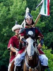 Az Árpád vezér Lovas Történelmi Zarándoklat fogadása / Empfang der Teilnehmer des 'Großfürst Arpad Berittene Historische Pilgerweg' / Reception of the participants of the 'Grand Duke Arpad Mounted Historical Pilgrimage' - 17