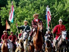 Az Árpád vezér Lovas Történelmi Zarándoklat fogadása / Empfang der Teilnehmer des 'Großfürst Arpad Berittene Historische Pilgerweg' / Reception of the participants of the 'Grand Duke Arpad Mounted Historical Pilgrimage' - 20