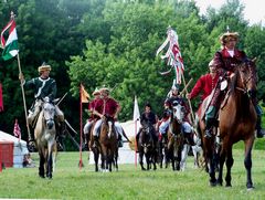Az Árpád vezér Lovas Történelmi Zarándoklat fogadása / Empfang der Teilnehmer des 'Großfürst Arpad Berittene Historische Pilgerweg' / Reception of the participants of the 'Grand Duke Arpad Mounted Historical Pilgrimage' - 26
