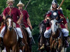 Az Árpád vezér Lovas Történelmi Zarándoklat fogadása / Empfang der Teilnehmer des 'Großfürst Arpad Berittene Historische Pilgerweg' / Reception of the participants of the 'Grand Duke Arpad Mounted Historical Pilgrimage' - 32