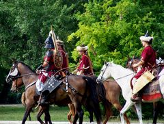 Az Árpád vezér Lovas Történelmi Zarándoklat fogadása / Empfang der Teilnehmer des 'Großfürst Arpad Berittene Historische Pilgerweg' / Reception of the participants of the 'Grand Duke Arpad Mounted Historical Pilgrimage' - 33