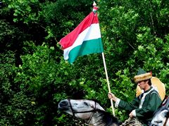 Az Árpád vezér Lovas Történelmi Zarándoklat fogadása / Empfang der Teilnehmer des 'Großfürst Arpad Berittene Historische Pilgerweg' / Reception of the participants of the 'Grand Duke Arpad Mounted Historical Pilgrimage' - 35