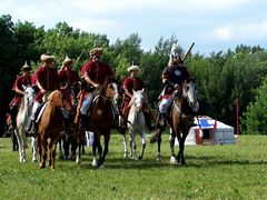 Az Árpád vezér Lovas Történelmi Zarándoklat fogadása / Empfang der Teilnehmer des 'Großfürst Arpad Berittene Historische Pilgerweg' / Reception of the participants of the 'Grand Duke Arpad Mounted Historical Pilgrimage' - 41