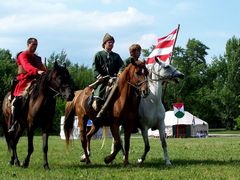 Az Árpád vezér Lovas Történelmi Zarándoklat fogadása / Empfang der Teilnehmer des 'Großfürst Arpad Berittene Historische Pilgerweg' / Reception of the participants of the 'Grand Duke Arpad Mounted Historical Pilgrimage' - 43