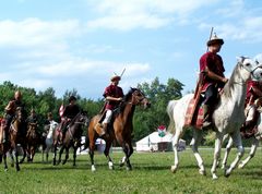 Az Árpád vezér Lovas Történelmi Zarándoklat fogadása / Empfang der Teilnehmer des 'Großfürst Arpad Berittene Historische Pilgerweg' / Reception of the participants of the 'Grand Duke Arpad Mounted Historical Pilgrimage' - 45