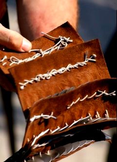 Az avar pncl bemutatsa / Die Prsentation der Rstung des Awaren / The presentation of the armour of the Avars
