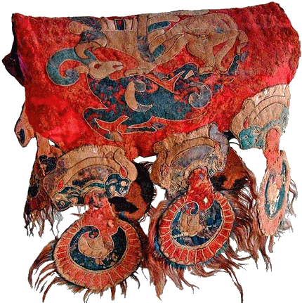 Nyeregtakar (Kr. e. 305-288, Ermitzs, Szentptervr) / Satteldecke (305-288 v. Chr., Ermitage, Sankt Petersburg) / Saddle cover (305-288 BC, Hermitage, Saint Petersburg)