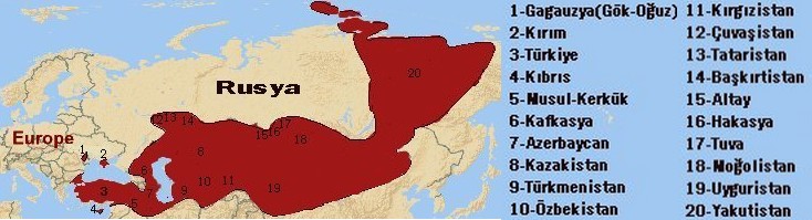 A turni npek / Die turanische Vlker / The turanian nations