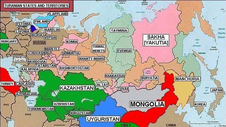 A turni npek / Die turanische Vlker / The turanian nations