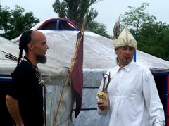 Reggel a táborban / Morgen im Jurtenlager / Morning in the Yurts camp - 9