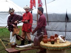 Reggel a táborban / Morgen im Jurtenlager / Morning in the Yurts camp - 15