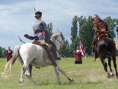 A Kassai lovasíjász iskola Varga törzsének bemutatója / Berittene Bogenschütze Vorführung von Varga Stamms der Kassai Schule / Horseback archer presentation of Varga tribe of the Kassai School - 5