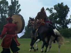 A Kassai lovasíjász iskola Varga törzsének bemutatója / Berittene Bogenschütze Vorführung von Varga Stamms der Kassai Schule / Horseback archer presentation of Varga tribe of the Kassai School - 11