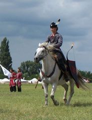 A Kassai lovasíjász iskola Varga törzsének bemutatója / Berittene Bogenschütze Vorführung von Varga Stamms der Kassai Schule / Horseback archer presentation of Varga tribe of the Kassai School - 15