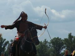 A Kassai lovasíjász iskola Varga törzsének bemutatója / Berittene Bogenschütze Vorführung von Varga Stamms der Kassai Schule / Horseback archer presentation of Varga tribe of the Kassai School - 21