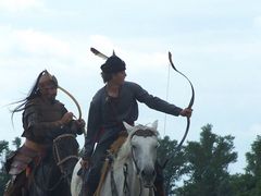 A Kassai lovasíjász iskola Varga törzsének bemutatója / Berittene Bogenschütze Vorführung von Varga Stamms der Kassai Schule / Horseback archer presentation of Varga tribe of the Kassai School - 27