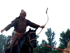 A Kassai lovasíjász iskola Varga törzsének bemutatója / Berittene Bogenschütze Vorführung von Varga Stamms der Kassai Schule / Horseback archer presentation of Varga tribe of the Kassai School - 29