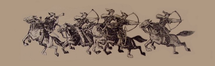 Turni lovasok / Turanische Reiter / Turanian riders