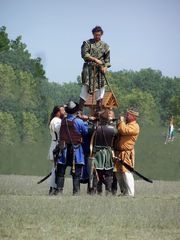 Árpádot minden magyarok nagyfejedelmévé választják / Arpad wird für Großfürst von alle Ungarn gewählt (Erhebung auf dem Schild) / Arpad is chosen for the great prince by all Hungarian (Elevation on the shield) - 8