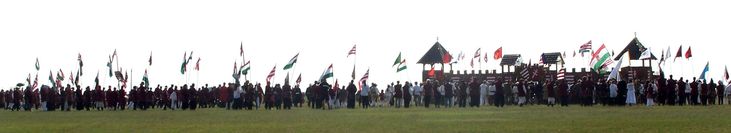 Gyalogos harcosok menete / Umzug der Infanterie / Procession of infantry