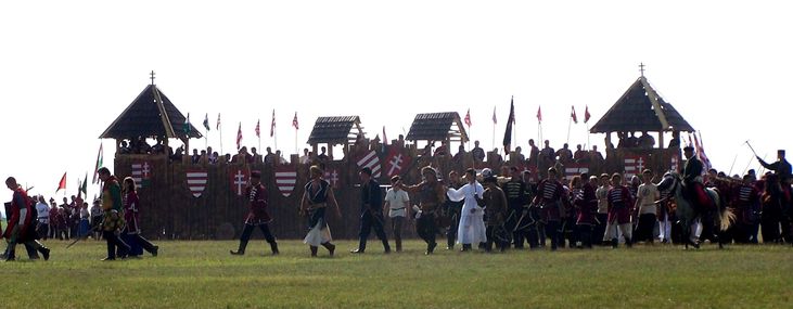 A vár ostroma (Testvérháború) / Die Belagerung der Festung (Bürgerkrieg) / The siege of the fortress (Civil war)