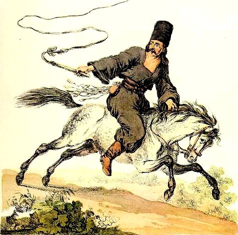 Vgtat csiks (1816) / Galoppierender ungarischer Pferd-Hirte (sog. csiks) / Galloping Hungarian horse shepherd (so-called csiks)