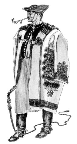 Hortobgyi csiks ostorral (XX. sz. eleje) / Ungarischer Pferd-Hirte mit der Peitsche (Anfang des 20. Jahrhunderts) / Hungarian horse shepherd with whip (Beginning 20-th century)