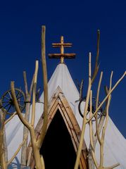Hétboldogasszony hajléka / Zelt-Kapelle von sieben Müttern des Gottes der alt-ungarischen Mythologie / Tent chapel of seven mothers of the God of the Old-Hungarian mythology - 1
