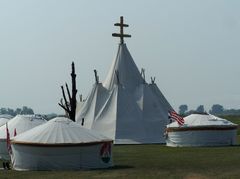 Hétboldogasszony hajléka és az életfa / Die Zelt-Kapelle und der Baum des Lebens / The tent chapel and the tree of the life - 6
