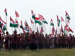 Gyalogos harcosok menete / Umzug der Infanterie / Procession of infantry - 1