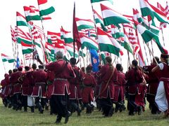 Gyalogos harcosok menete / Umzug der Infanterie / Procession of infantry - 2