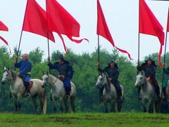 A magyar lovasság megjelenése a csatatéren / Das Erscheinen der ungarischen Kavallerie auf dem Schlachtfeld / The Emergence of the Hungarian cavalry on the battlefield - 1