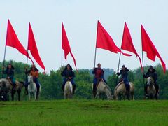 A magyar lovasság megjelenése a csatatéren / Das Erscheinen der ungarischen Kavallerie auf dem Schlachtfeld / The Emergence of the Hungarian cavalry on the battlefield - 2