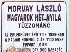 Honalapító seink emléke / Denkmal für unsere Ahnen der Landnahmezeit / Monument for our ancestors of the time of the conquest - 29