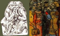 Szövetségkötés a szkíta aranylemezen és a Képes Krónika miniatúráján