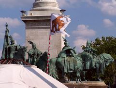 &Aacute;rp&aacute;d nagyfejedelem szobra / Denkmal des Gro&szlig;f&uuml;rsten Arpad / Monument of Grand Prince Arpad - 3