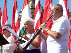 T&aacute;rogat&oacute;zene / Tarogato (ungarischen Holzblasinstrument) Spiel / Tarogato (Hungarian woodwind instrument) playing