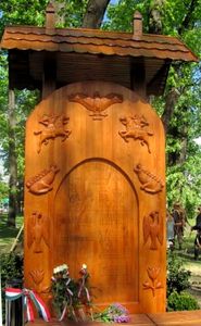 A pozsonyi csata eml�ke Zalaegerszegen / Gedenkst�tte 'Schlacht von Pre�burg' in Zalaegerszeg / Memorial 'Battle of Pressburg' in Zalaegerszeg