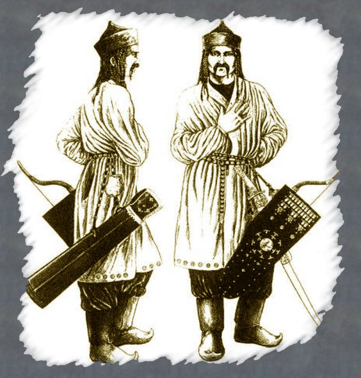 Karosi vezr (viseletrekonstrukci) / Huptling von Karos (Trachten Rekonstruktion) / Headman from Karos (costumes reconstruction)