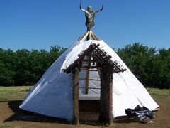 Veremház sátorral / Stapelhaus mit Zelt / Stack House with tent - 2