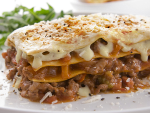 lasagne, olasz ételek, ételek, étel