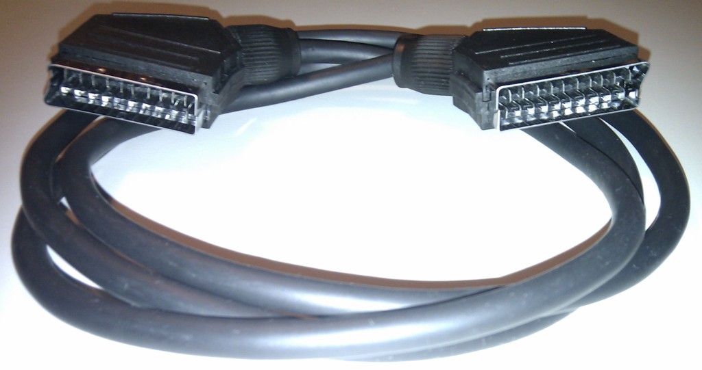 Import Royaume Uni ClickTronic Câble audio/vidéo SCART mâle/SCART mâle 75 cm 