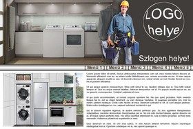 Hztartsi gp szerviz tematikj webdesign minta