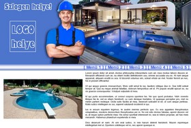 Medencetelepts tematikj webdesign minta